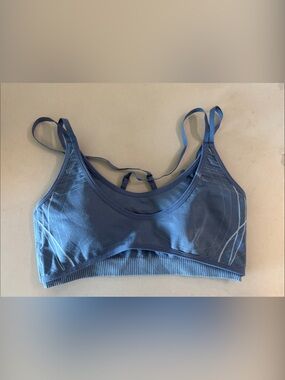 Gymshark Slate Blue Double-Strap Apex sports bra